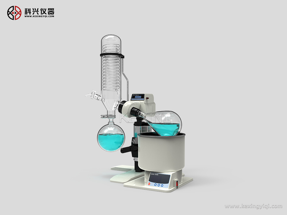 旋轉蒸發儀小型技術手動側面 旋轉蒸發儀小型技術手動側面